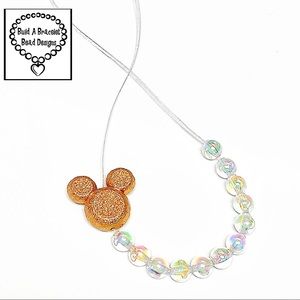 Magical Rainbow Mickey Adjustable Necklace